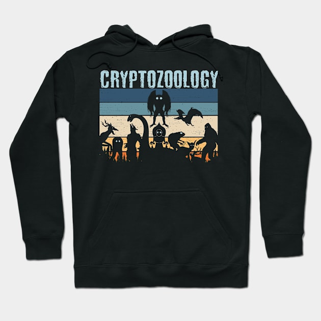 Cryptid Mythical Creatures, Cryptozoology Hoodie by Tesszero